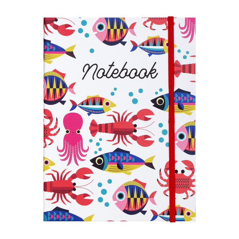 Kitsch Kitchen notebook Sealife