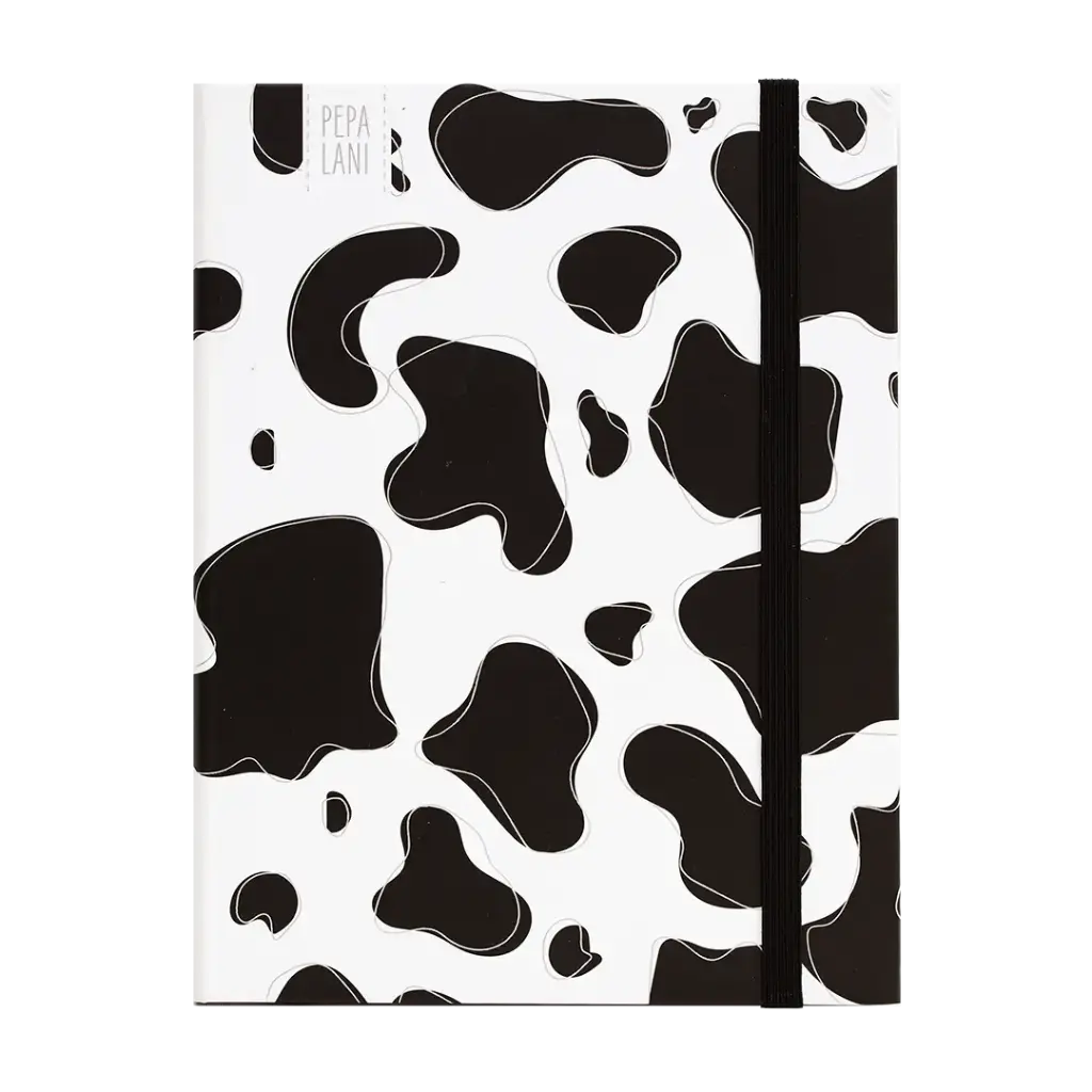 Pepa lani notebook A5 Black & White Cow 