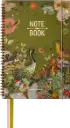 Pimpelmees notebook A4 WIREO - sage 