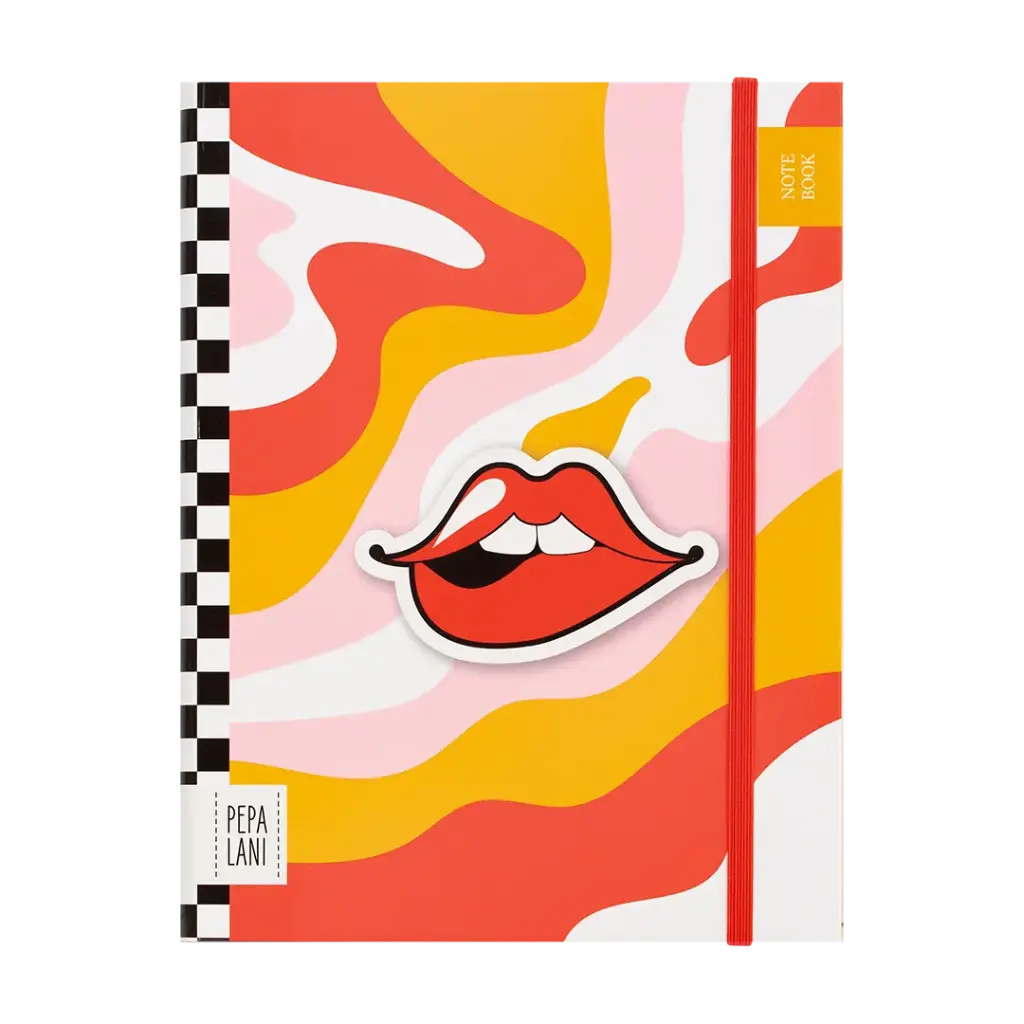 Pepa Lani notitieboek A5 Flower Retro smile 