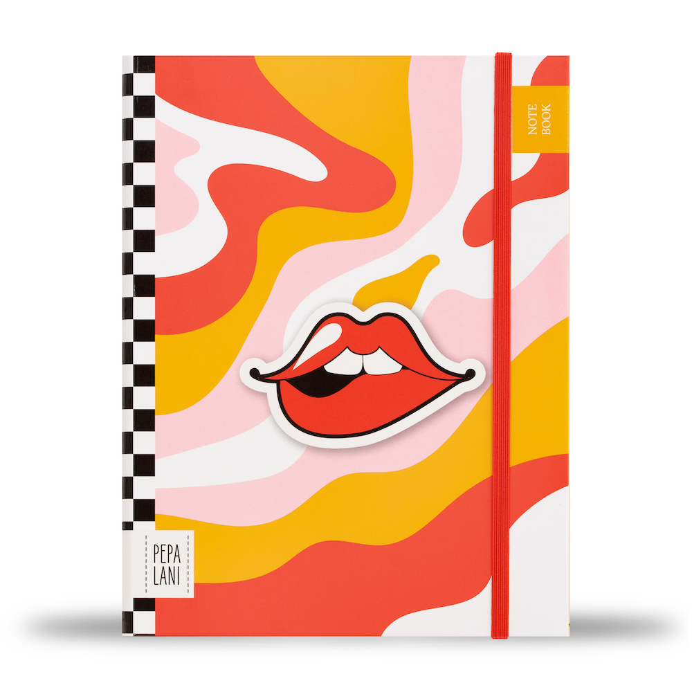 Pepa Lani notitieboek A5 Flower Retro smile 