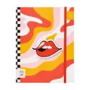 Pepa Lani notitieboek A5 Flower Retro smile 