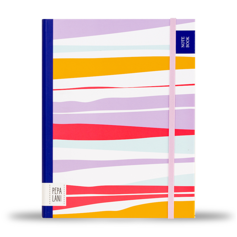 Pepa lani notebook A5 Flower stripes 
