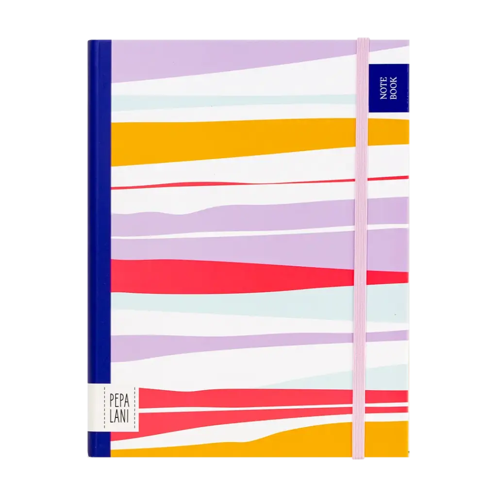 Pepa lani notebook A5 Flower stripes 