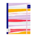 Pepa lani notitieboek Flower A5 stripes 