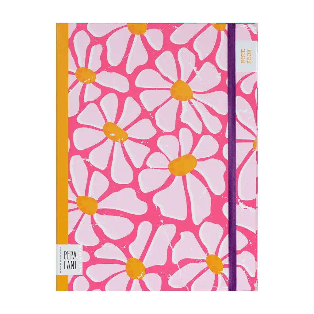 Pepa Lani notitieboek A5 Spring Flower & Fruity Pink flowers 