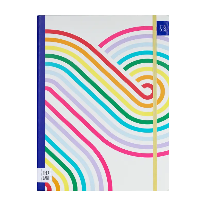 Pepa Lani notitieboek A4 Spring Flower & Fruity Retro swirl 
