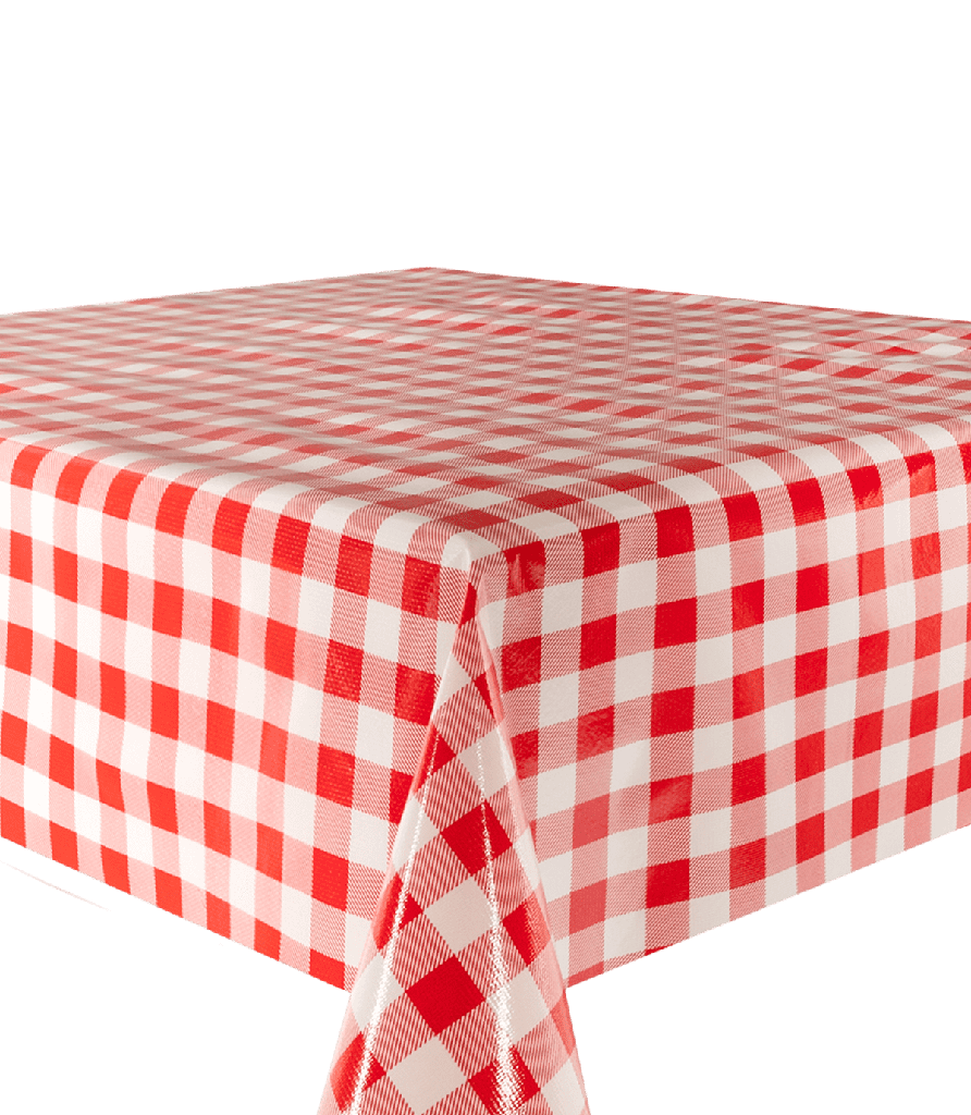 Kitsch Kitchen tafelzeil Mascota XL rood (1,20x11m)