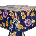 Kitsch Kitchen tafelzeil Calaveras donker blauw (1,20x11m)