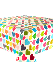 Kitsch Kitchen oilcloth Hearts (1,40x20m)