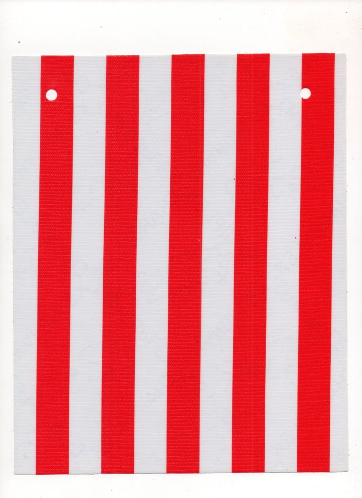 Kitsch Kitchen Oilcloth Rayas red (1,20x11m)