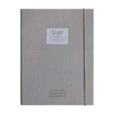 Pimpelmees baby guestbook Mono Luxe edition warm nude