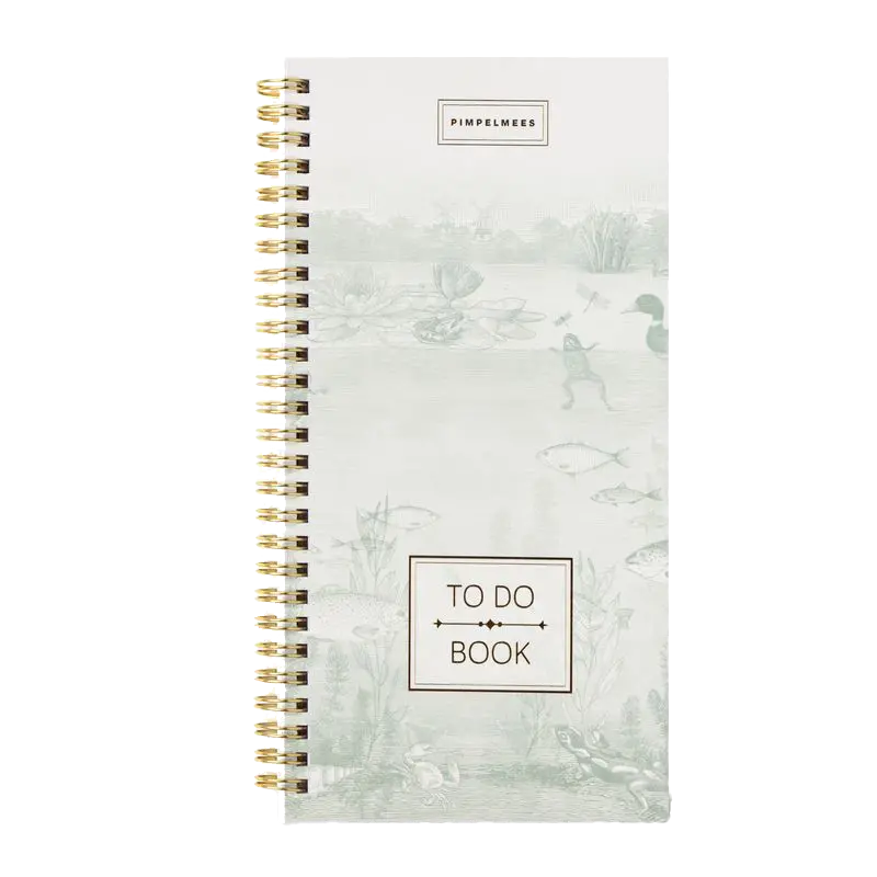 Pimpelmees to do book Mono Vintage green 