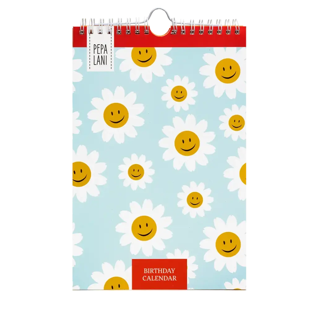 Pepa lani verjaardagskalender Flower smiley flowers 