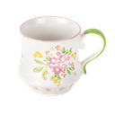 Kitsch Kitchen mok Mercado de Flores groen 350 ml