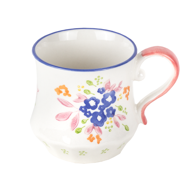 Kitsch Kitchen mug Mercado de Flores blue 350 ml