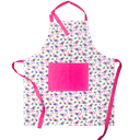 Kitsch Kitchen schort Mercado de Flores blauw