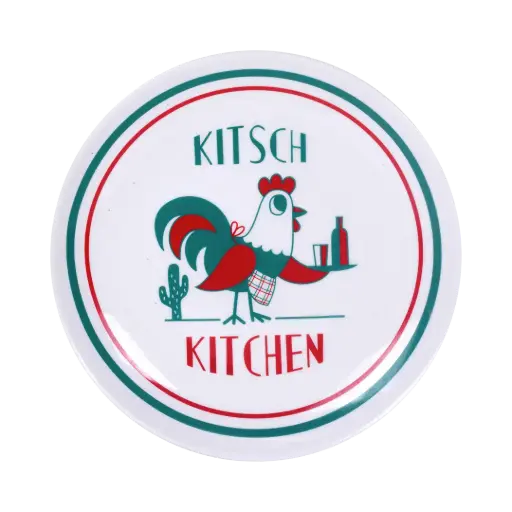 [KK.80035] Kitsch Kitchen plate 21cm El Restaurante el camarero