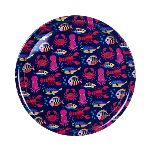 [KK.70140] Kitsch Kitchen dienblad Sealife blue sea