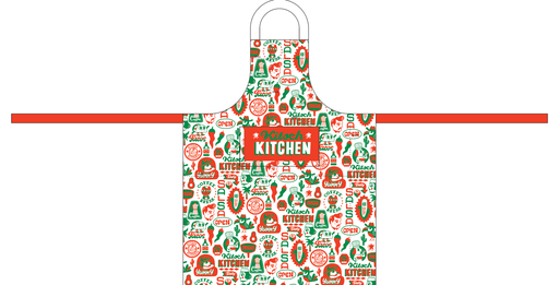 [KK.70109] Kitsch Kitchen schort El Restaurante mexican summer