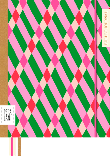 [PPL.40096] Pepa Lani Flower coloured candy bullet journal