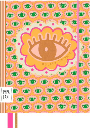 [PPL.40102] Pepa Lani Flower bullet journal eyes 