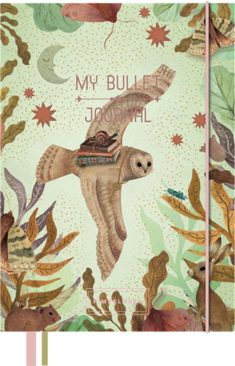 [PMP.612231] Pimpelmees Magical Forest bullet journal owl apple FSC 