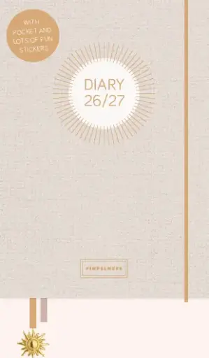 [PMONO.26112] Pimpelmees Mono Savannah Stories diary luxe edition 2026/2027 warm nude 
