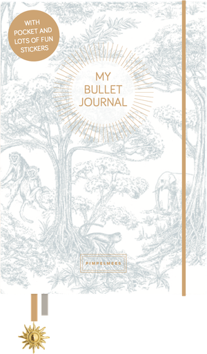 [PMONO.10083] Pimpelmees Mono Savannah Stories bullet journal elephant breezy blue 