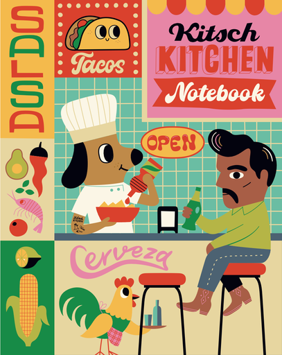 [KK.10026] Kitsch Kitchen notebook El Restaurante 