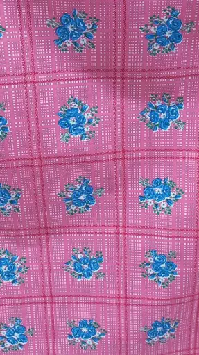 [TZ1037] Kitsch Kitchen tafelzeil Ramitos roze (1,20x11m)