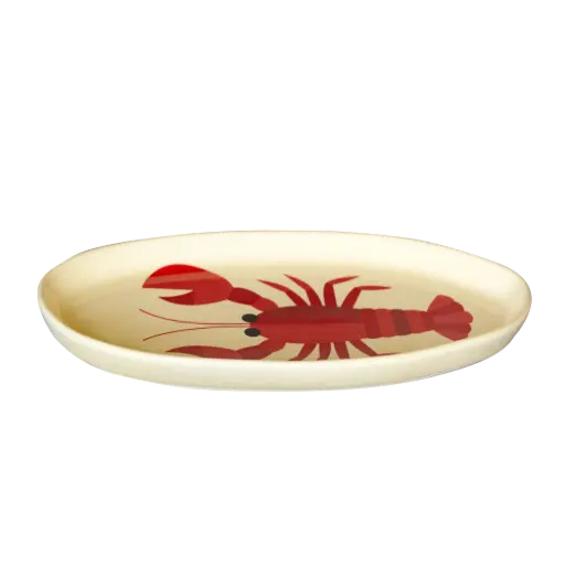 [KK.80057] Kitsch Kitchen serveerschaal Sealife kreeft