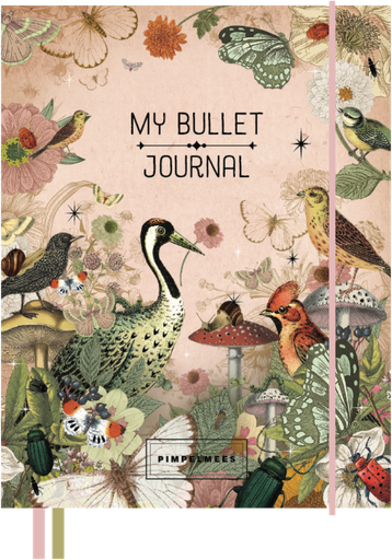 [PMP.612221] Pimpelmees Terra Botanica bullet journal Peach