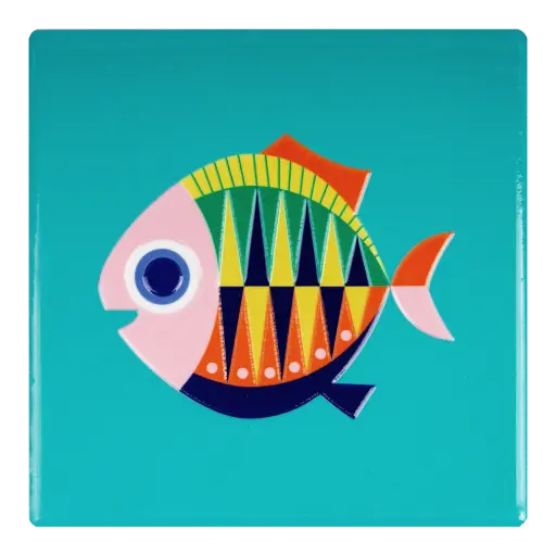 [KK.80061] Kitsch Kitchen tile Sealife small fish