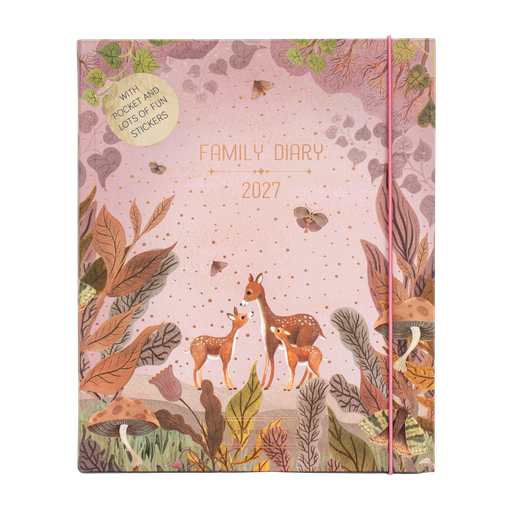 [PMP.27004] Pimpelmees Magical Forest familie agenda 2027 deer warm red