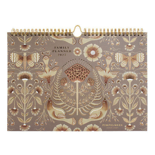 [PMG.27003] Pimpelmees Marigold familie planner 2027 Clay
