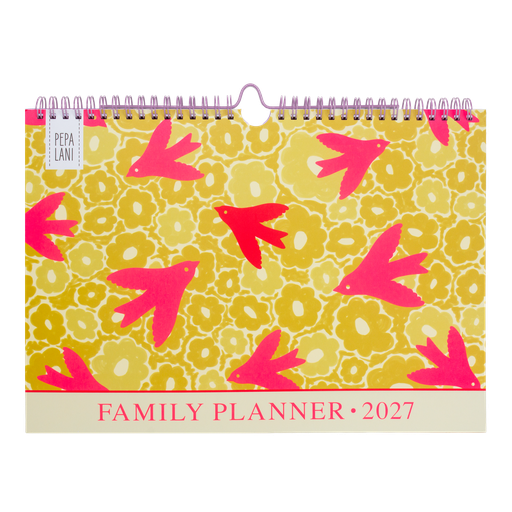 [PPL.27005] Pepa Lani Flower familie planner 2027 birds