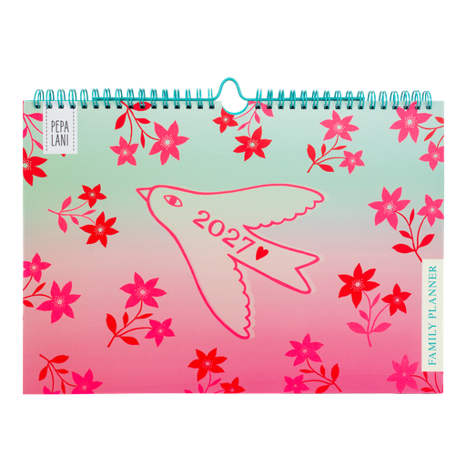 [PPL.27006] Pepa Lani Flower familie planner 2027 flowerbird
