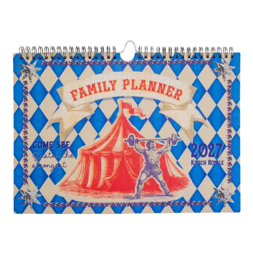 [KK.27014] Kitsch Kitchen Kitsch Royale familie planner 2027 circus