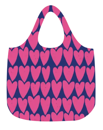 [PPL.60001] Pepa Lani - Hearts opvouwbare tas