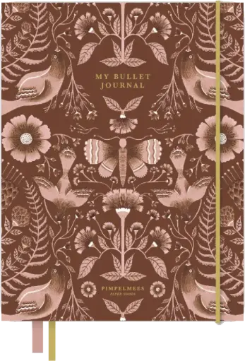 [PMG.10072] Pimpelmees Marigold bullet journal Terra