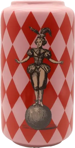[KK.70178] Kitsch Kitchen Kitsch Royale vase Loretta pink/red