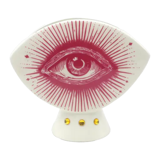 [KK.70181] Kitsch Kitchen Kitsch Royale vaas Eye rood 