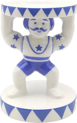 [KK.70185] Kitsch Kitchen Kitsch Royale kandelaar mr. Gaston 12x9cm 
