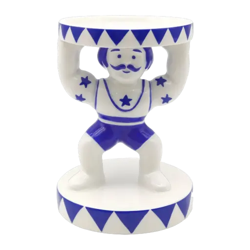 [KK.70185] Kitsch Kitchen Kitsch Royale kandelaar mr. Gaston 12x9cm 