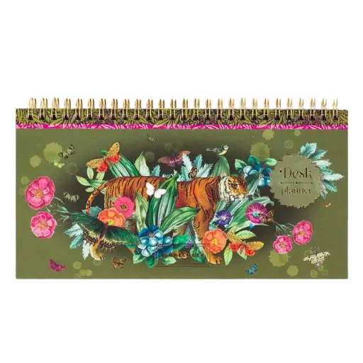 [PMP.61142] Pimpelmees desk planner Tiger - Olive