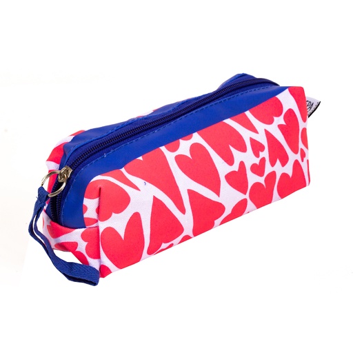 [PPL.40042] Pepa Lani pencil case square Fall Flower Hearts lila/pink