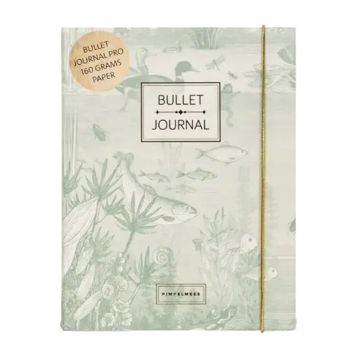 [PMONO.10009] Pimpelmees bullet journal PRO Mono vintage green 