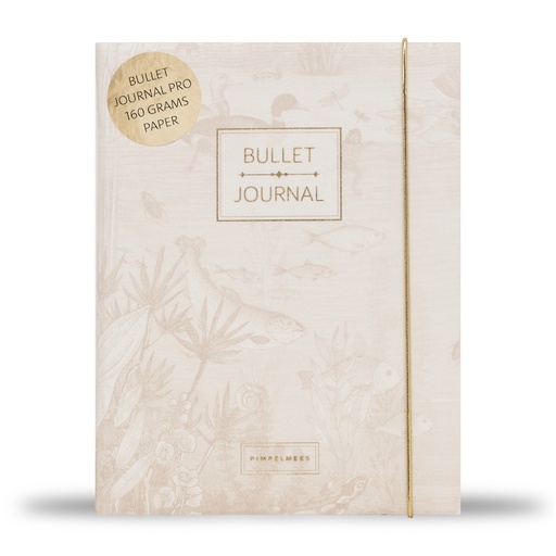 [PMONO.10042] Pimpelmees bullet journal PRO Mono Luxe edition printwarm nude 