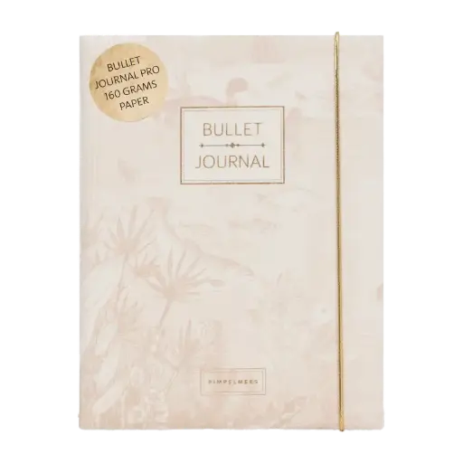 [PMONO.10042] Pimpelmees bullet journal PRO Mono- Luxe edition print warm warm nude FSC